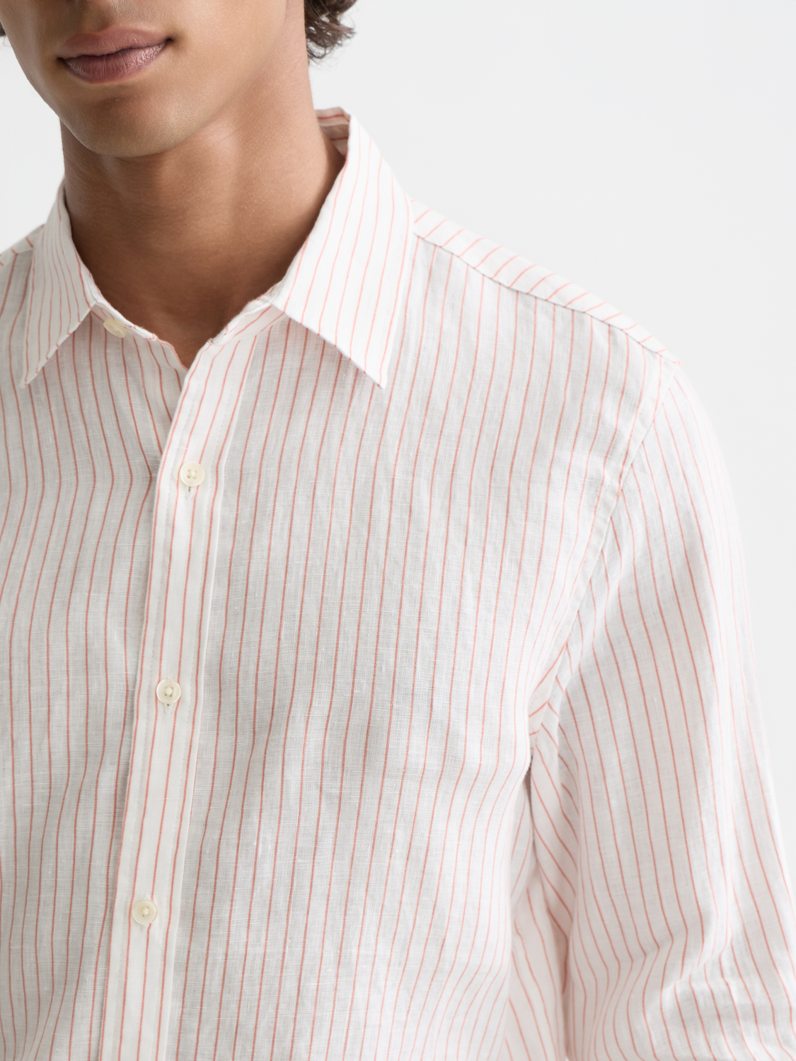 Striped linen shirt - Scotch & Soda AU