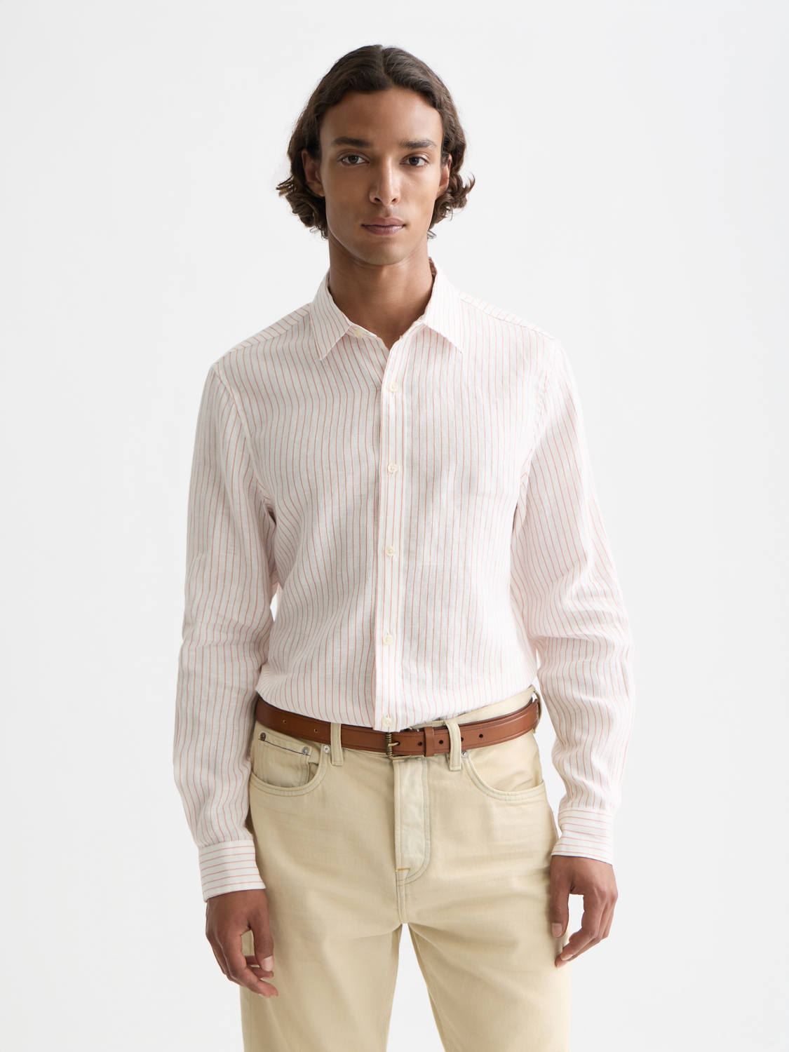 Striped linen shirt - Scotch & Soda AU