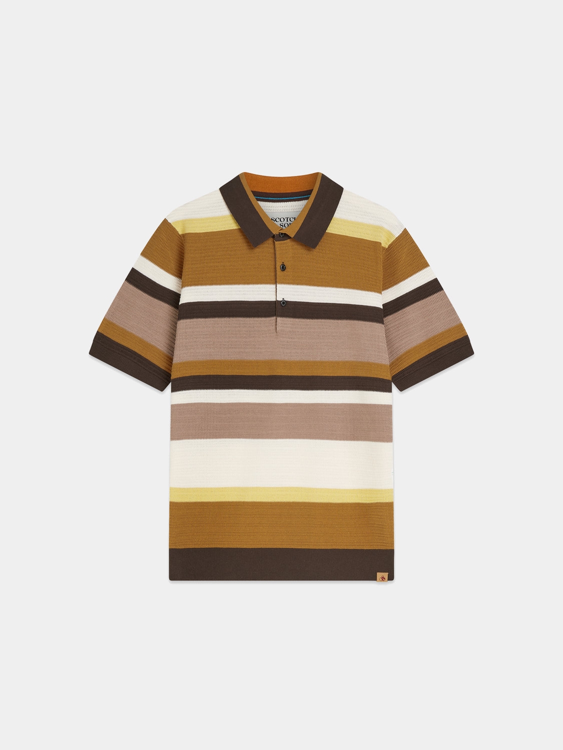 Knitted striped polo - Scotch & Soda AU