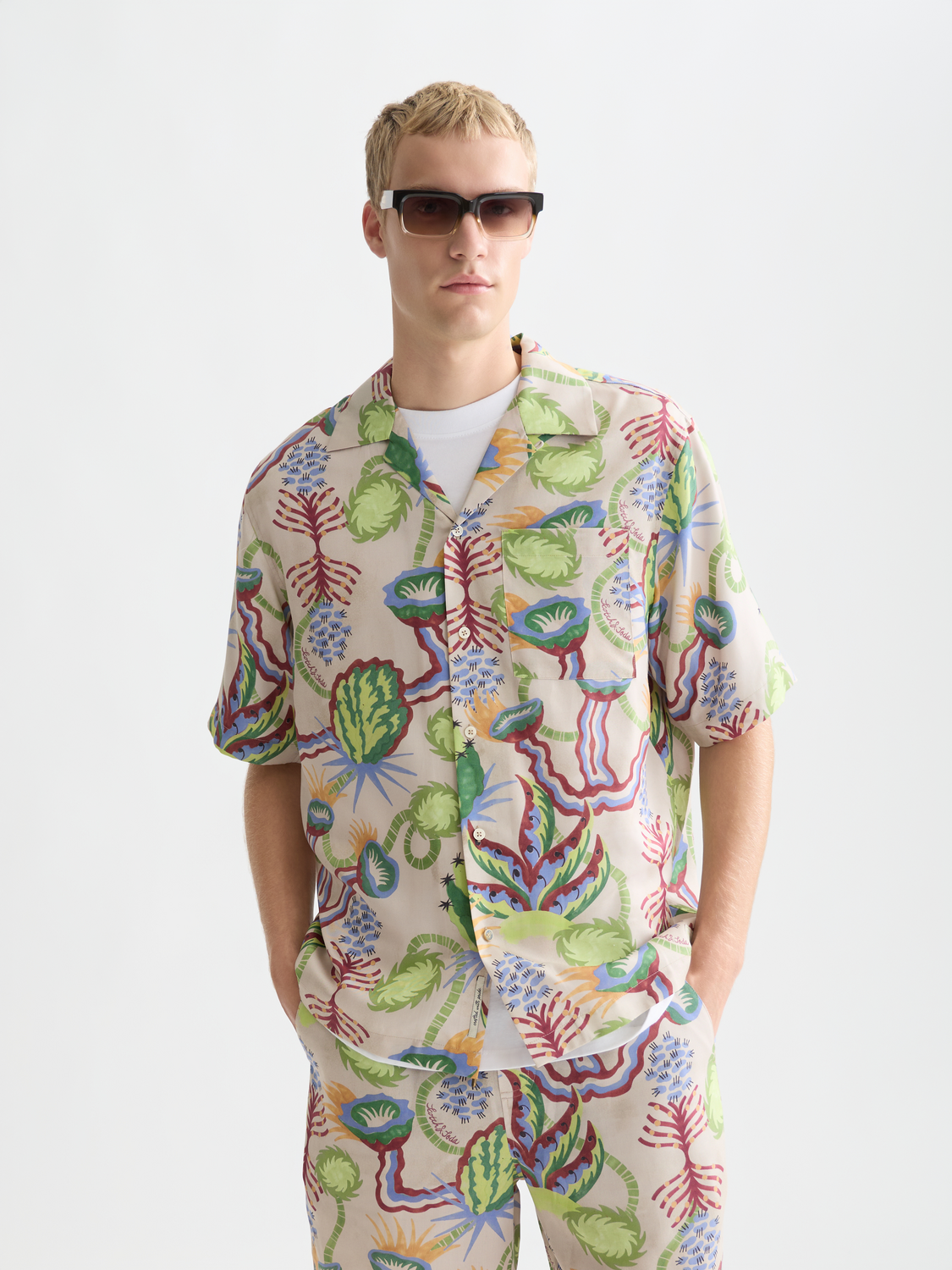 Printed short sleeved shirt - Scotch & Soda AU