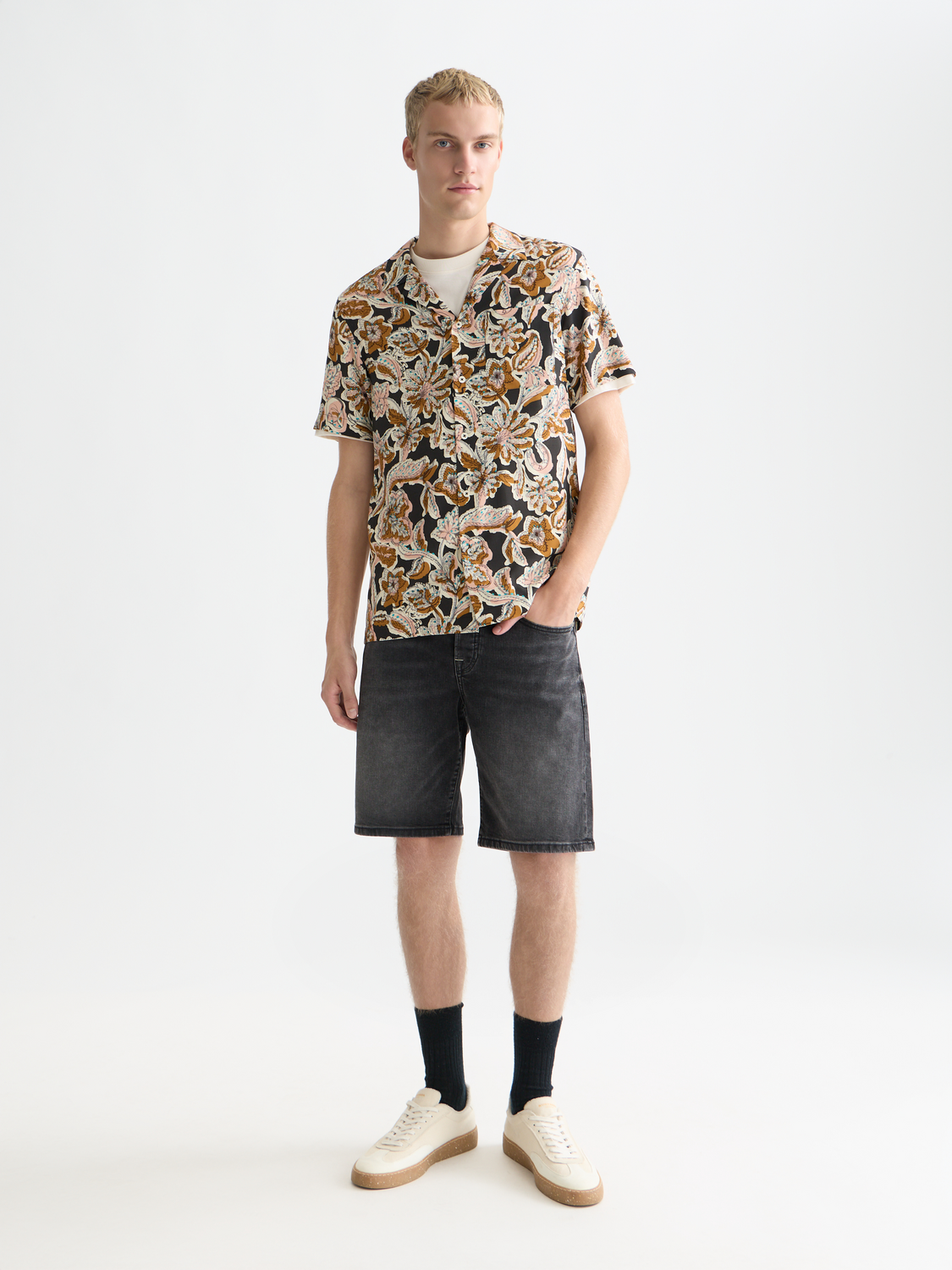 Printed short sleeved shirt - Scotch & Soda AU