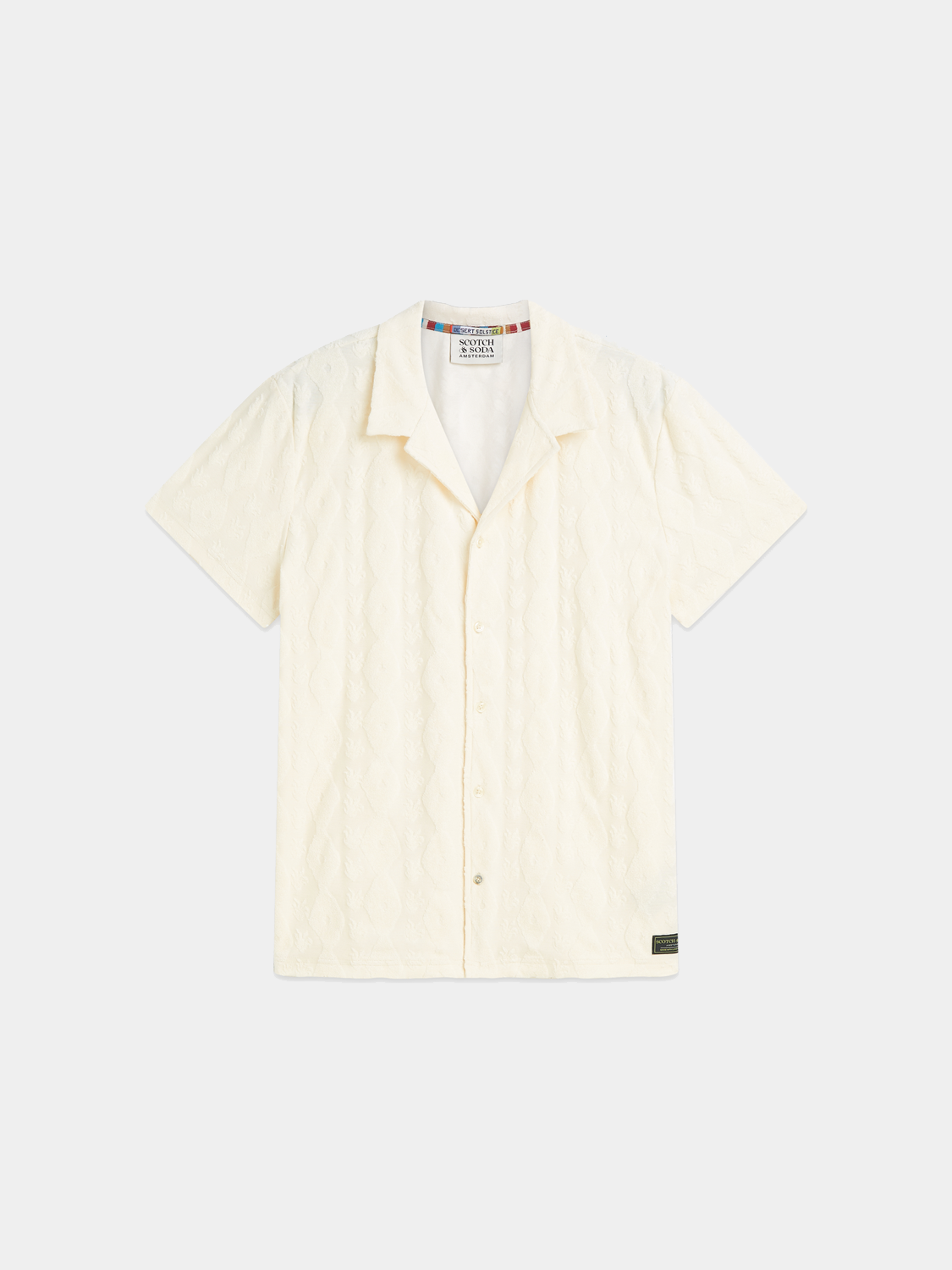 Terry jacquard short sleeved shirt - Scotch & Soda AU