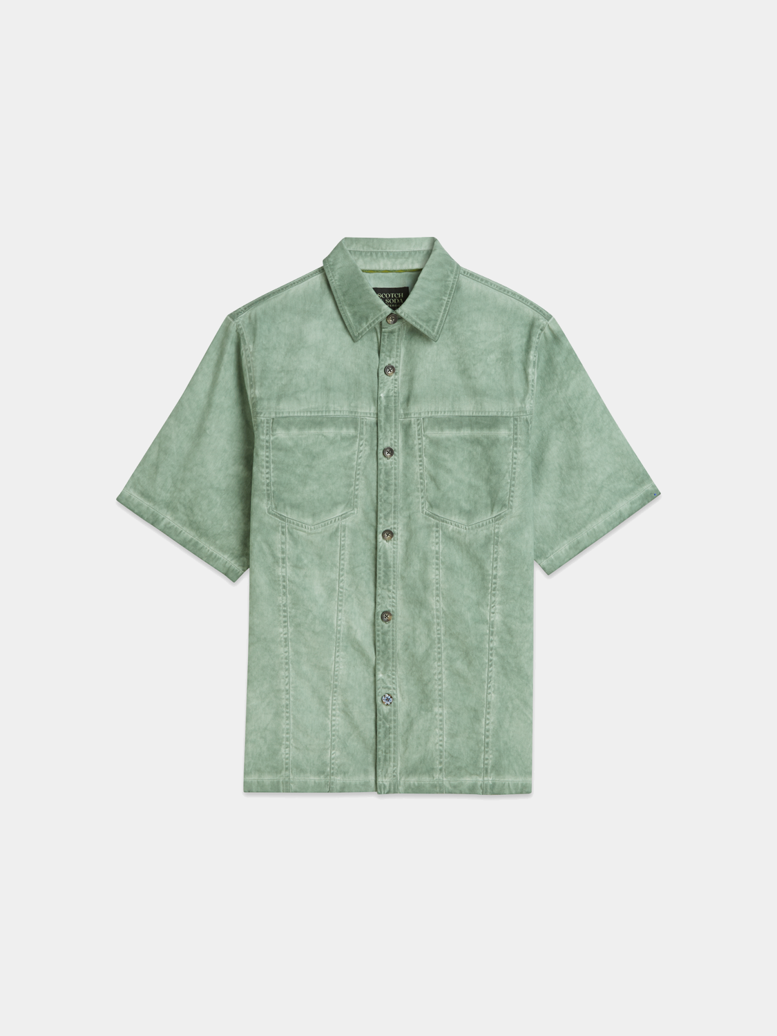 Washed short sleeved shirt - Scotch & Soda AU