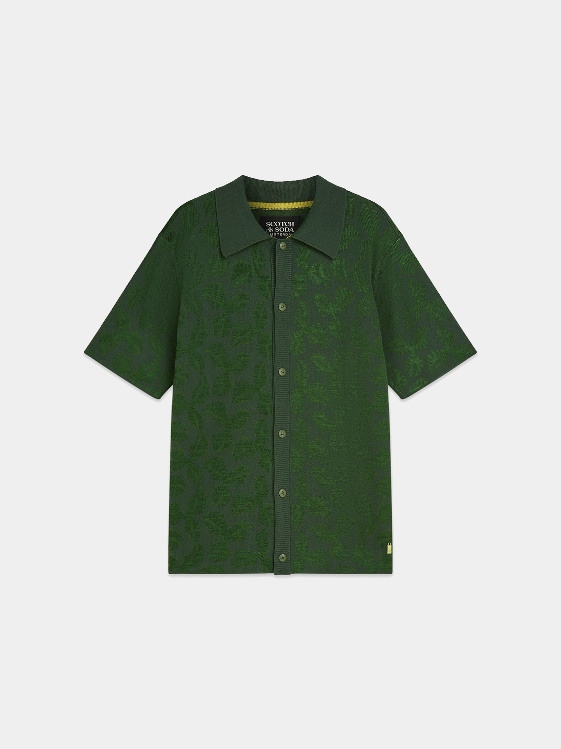 Knitted jaquard short sleeved shirt - Scotch & Soda AU