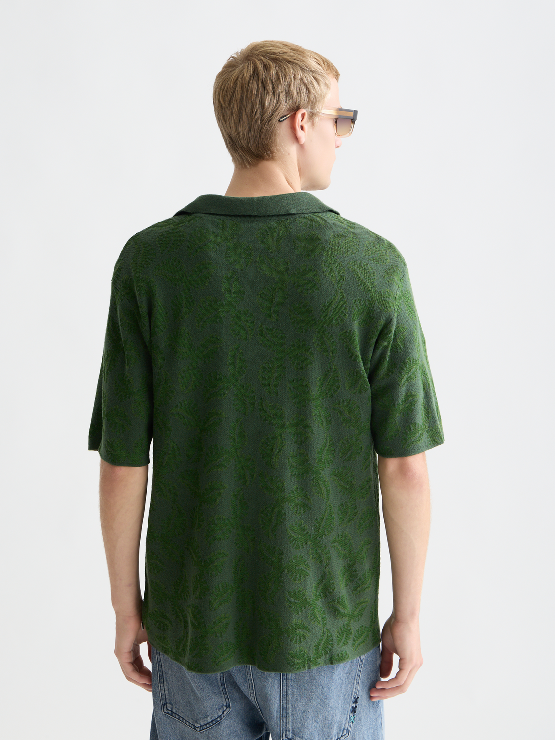 Knitted jaquard short sleeved shirt - Scotch & Soda AU
