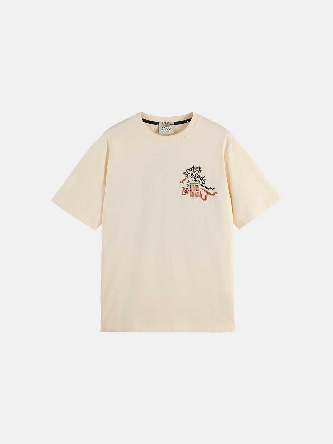 Embroidered t-shirt - Scotch & Soda AU