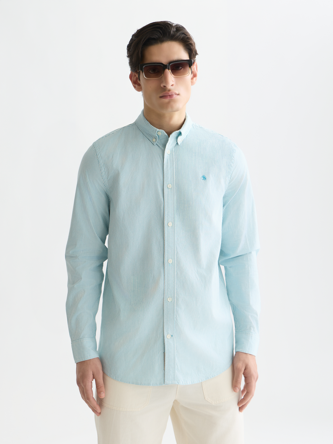 Striped oxford shirt - Scotch & Soda AU