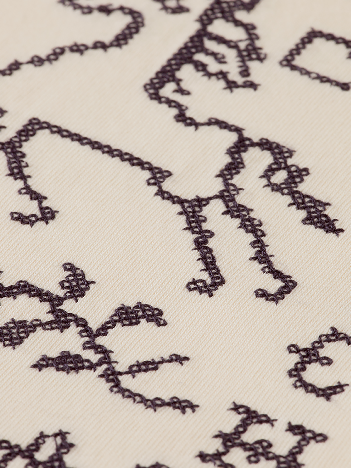 Cross-stitched artwork t-shirt - Scotch & Soda AU