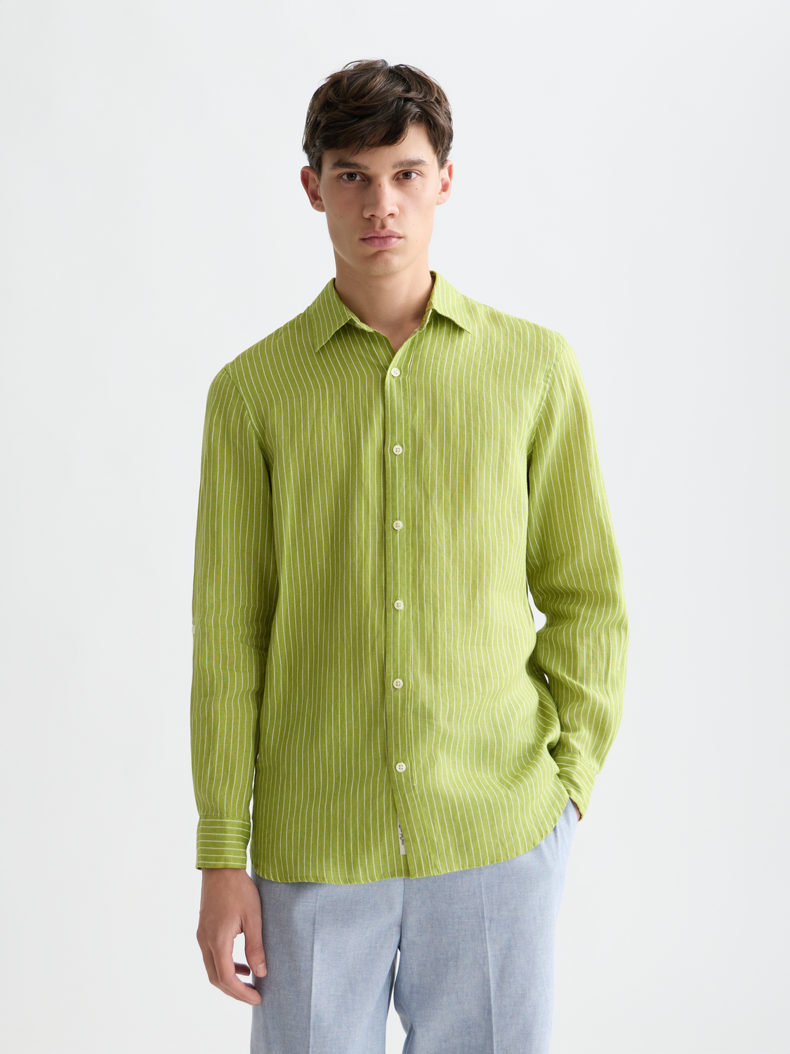 Striped linen shirt - Scotch & Soda AU