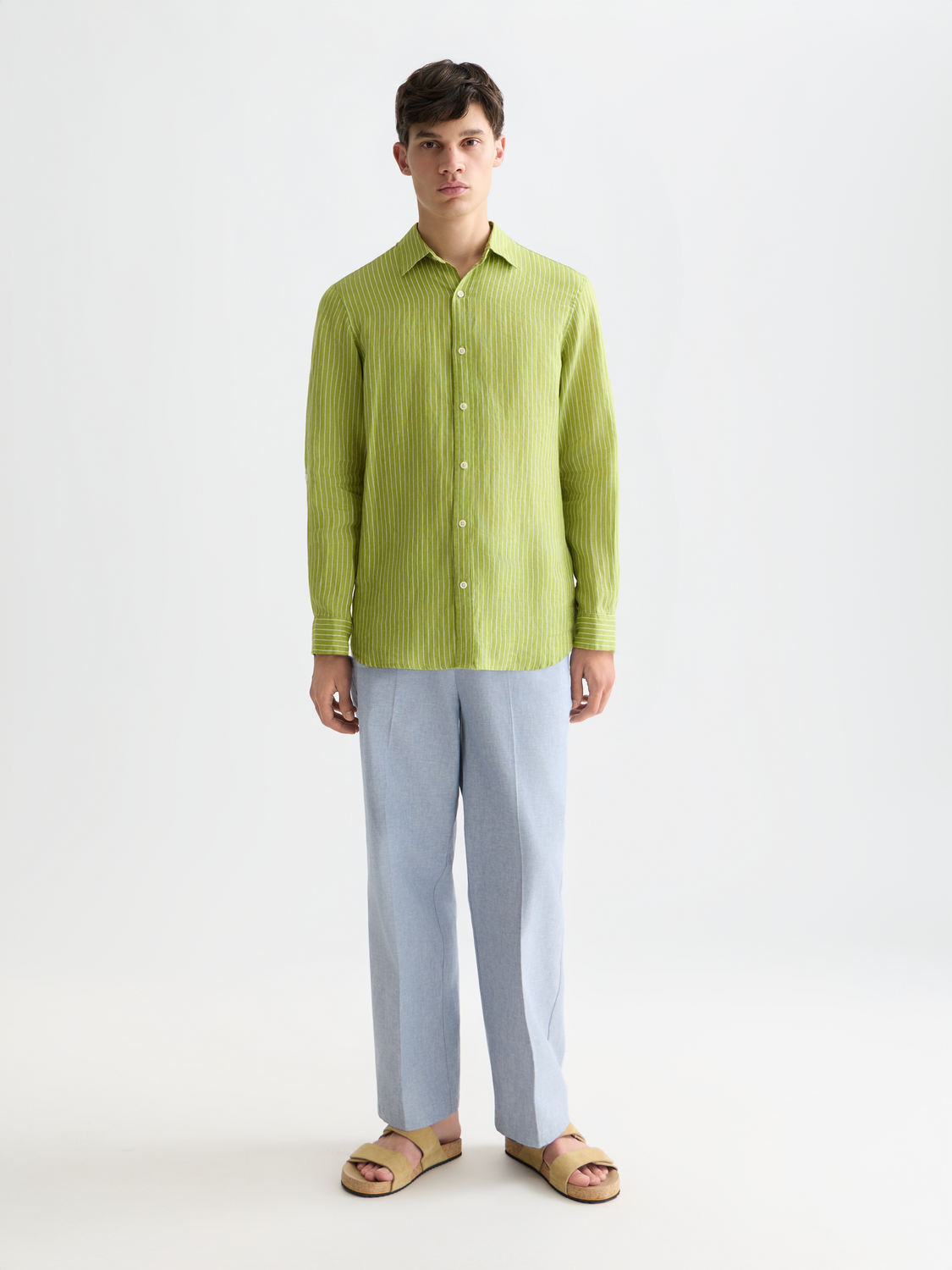 Striped linen shirt - Scotch & Soda AU