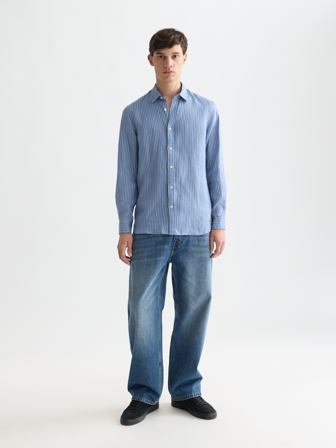 Striped linen shirt - Scotch & Soda AU