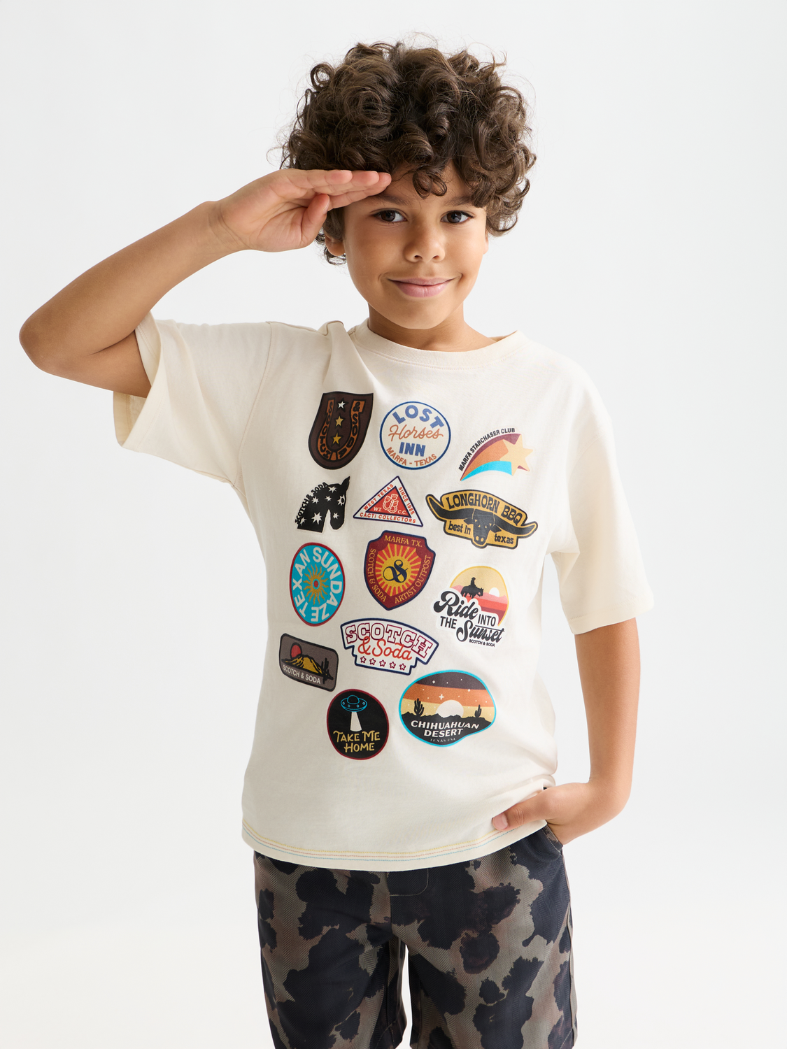Kids - Artwork t-shirt - Scotch & Soda AU