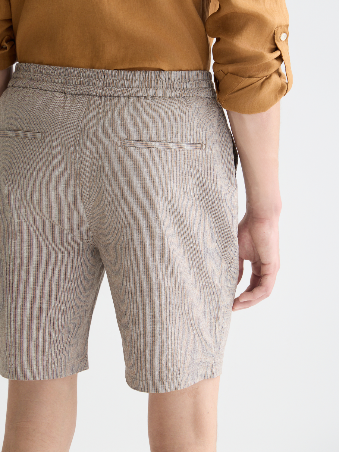 Fave cotton-linen shorts - Scotch & Soda AU