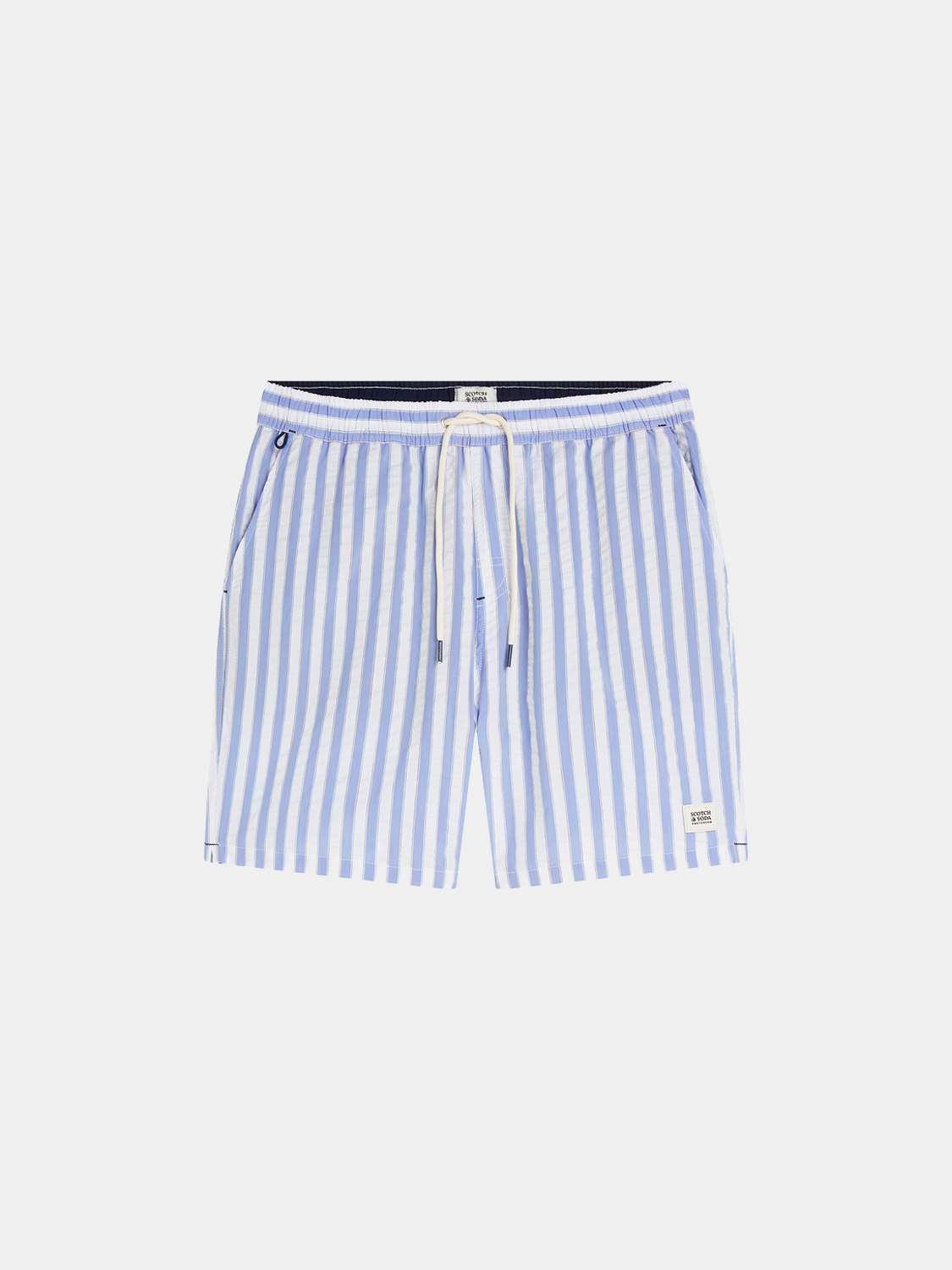 Striped mid-length swimshorts - Scotch & Soda AU