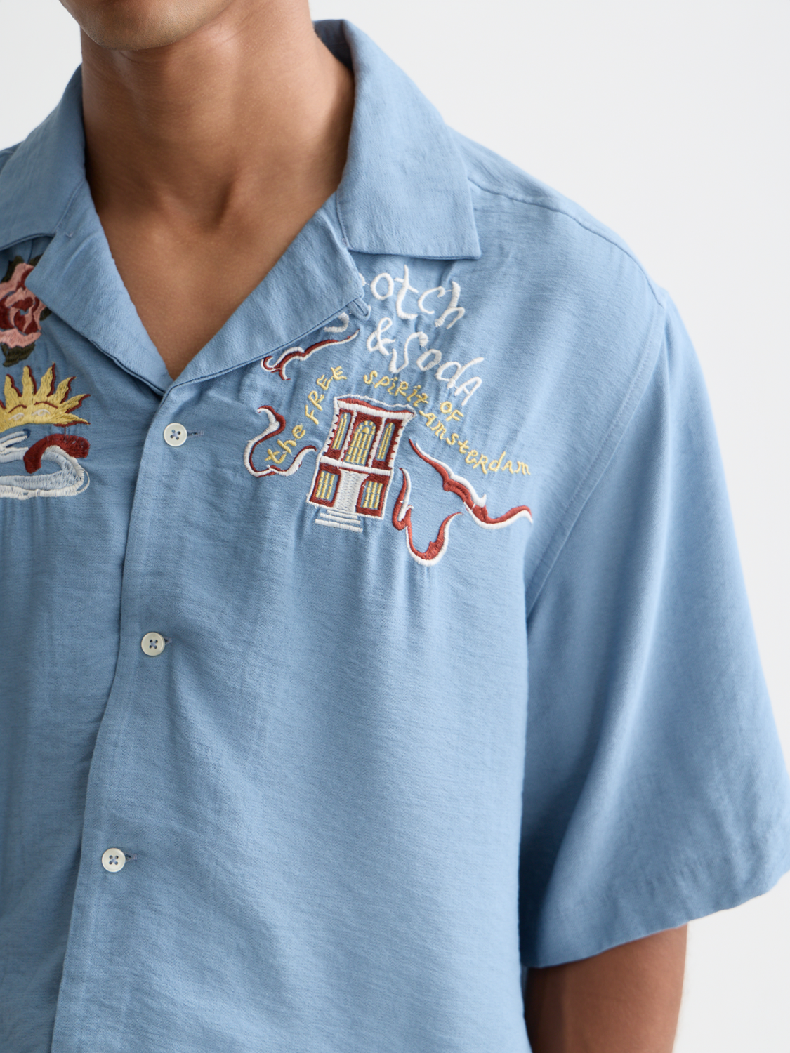 Embroidered shirt - Scotch & Soda AU