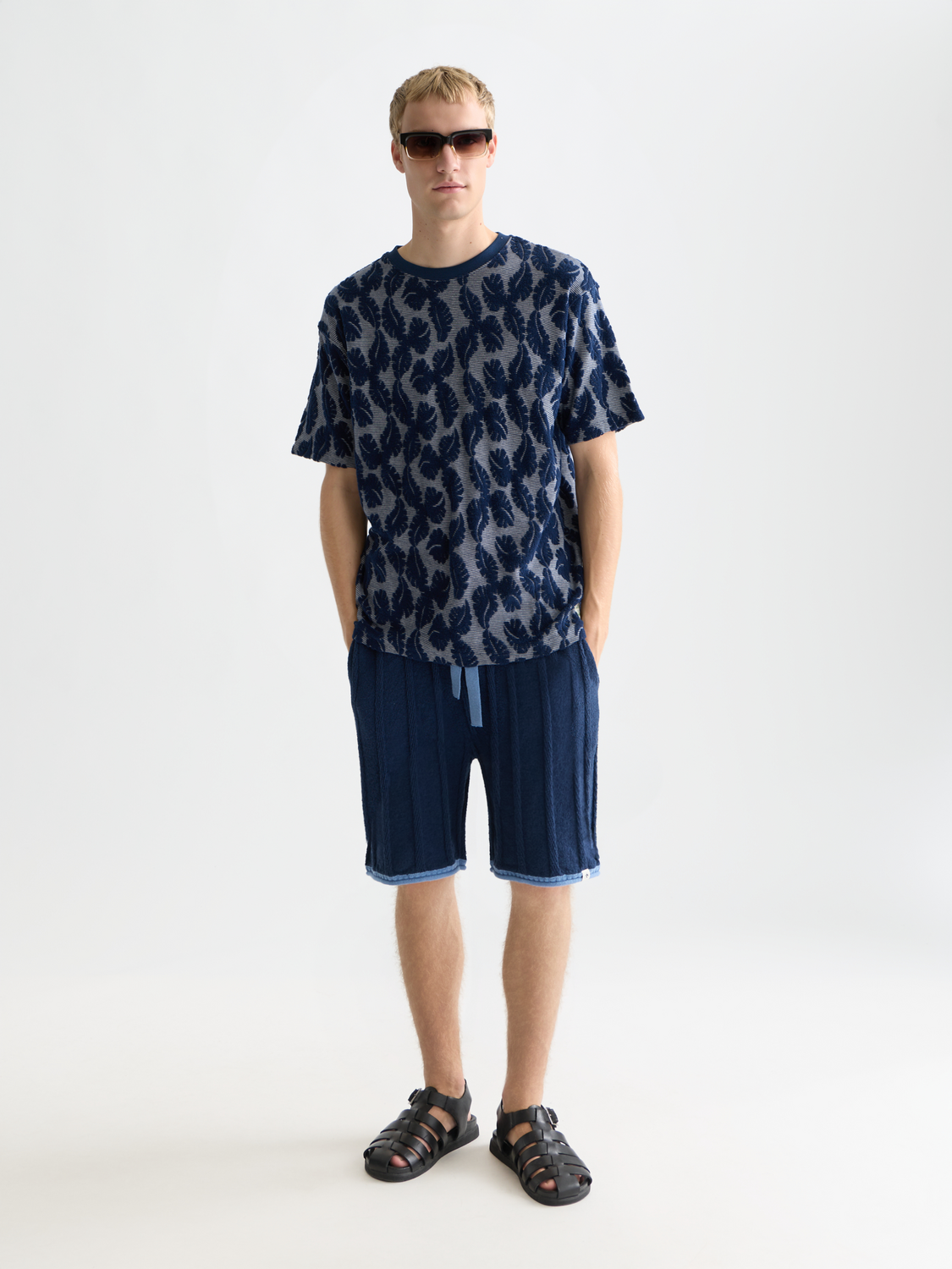 Jacquard striped t-shirt - Scotch & Soda AU