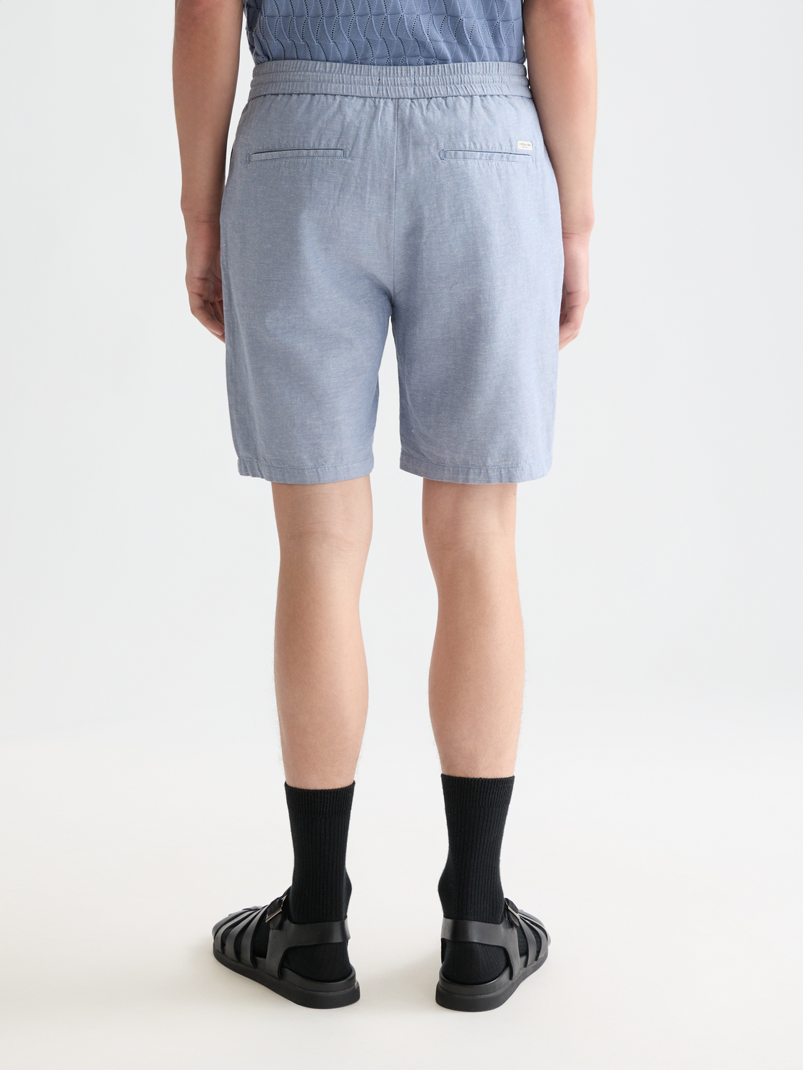 Fave cotton-linen shorts - Scotch & Soda AU