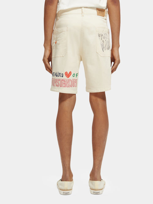 Fave placement printed shorts - Scotch & Soda AU