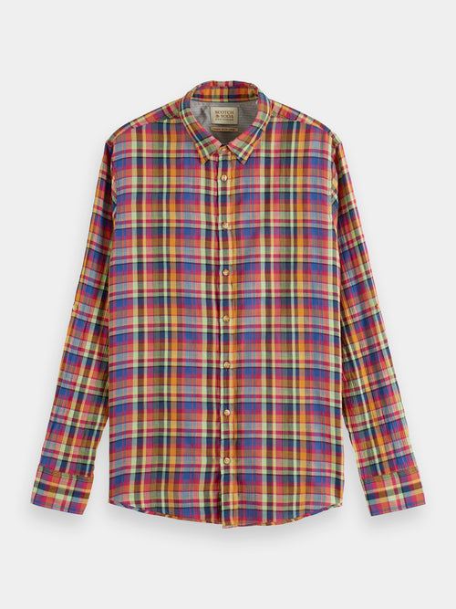 Lightweight seersucker shirt - Scotch & Soda AU