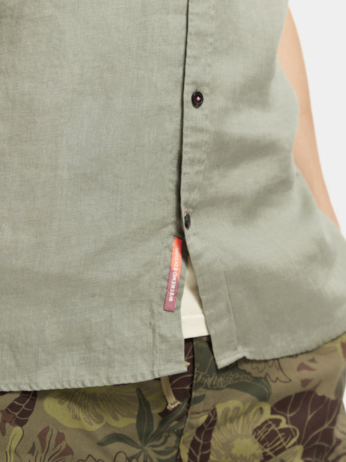 Short sleeve linen shirt - Scotch & Soda AU