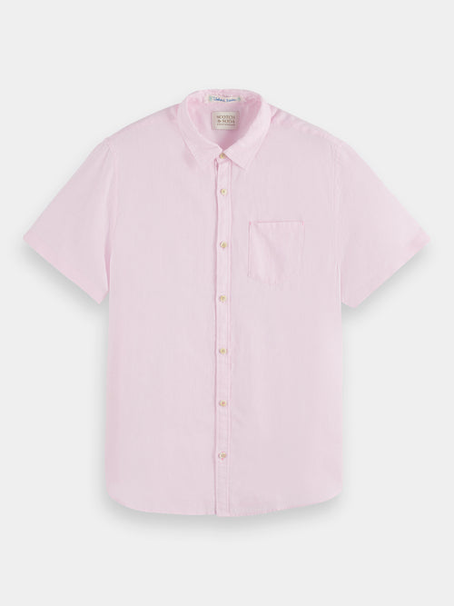 Short sleeve linen shirt - Scotch & Soda AU