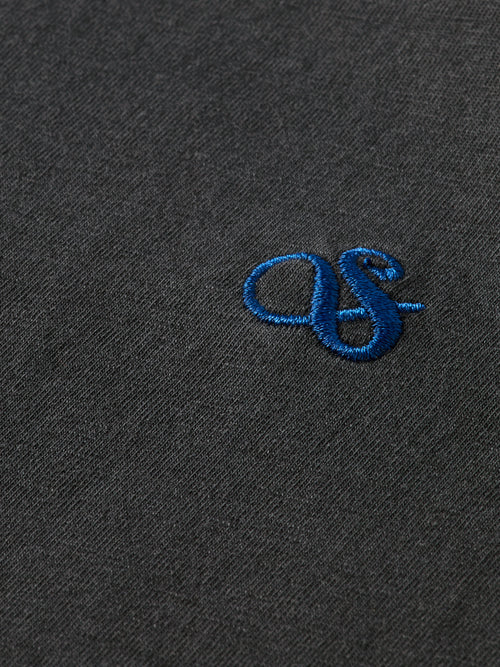 Garment-dyed logo embroidery t-shirt - Scotch & Soda AU