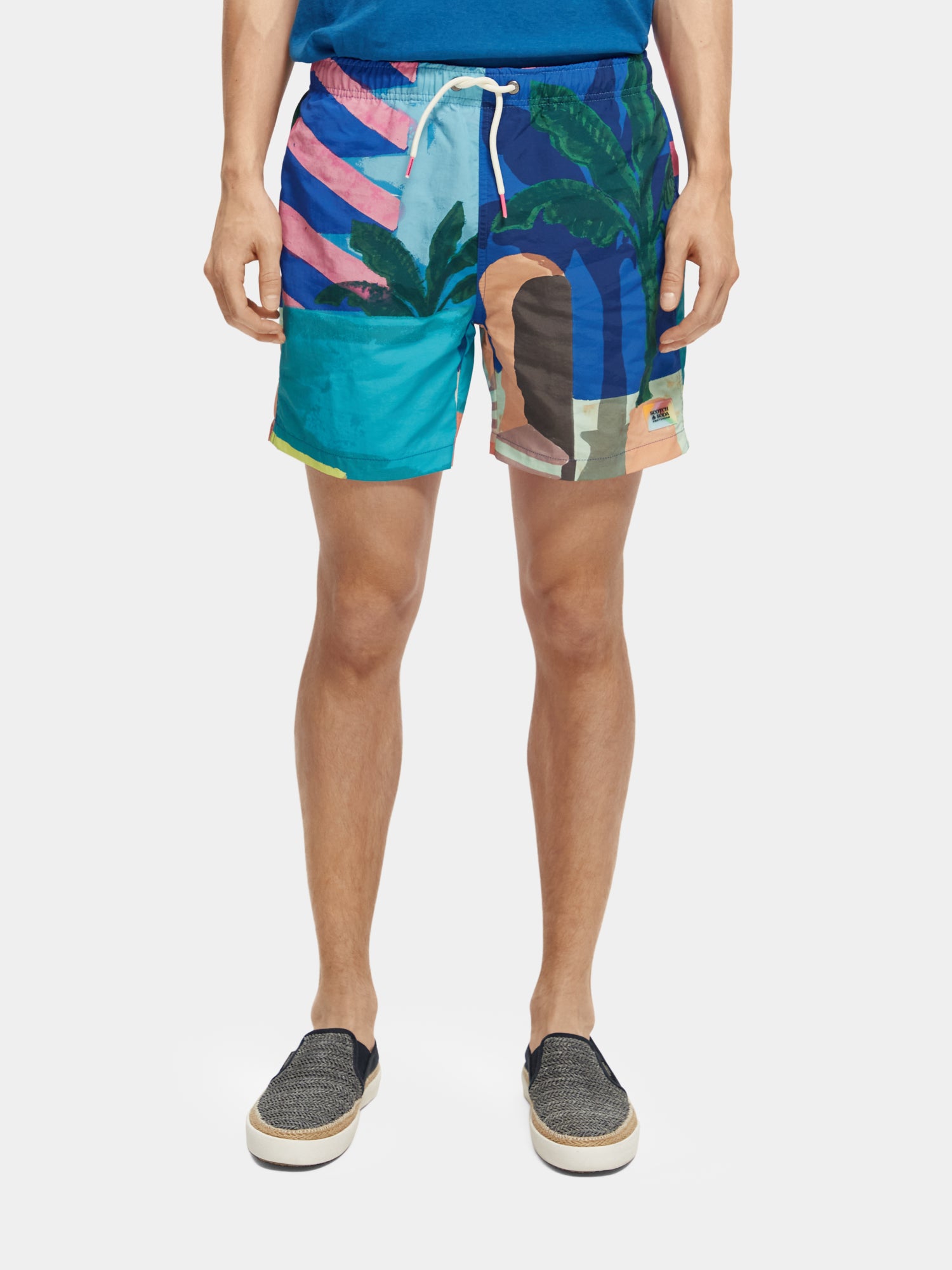 Mid length placement printed swimshorts Scotch Soda AU