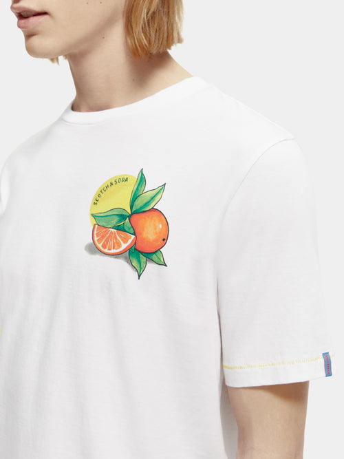 Front & back artwork t-shirt - Scotch & Soda AU
