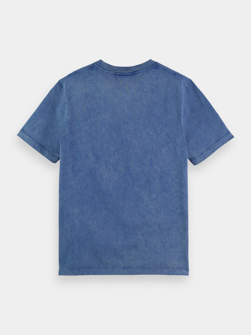 Regular fit garment-dyed artwork T-shirt - Scotch & Soda AU