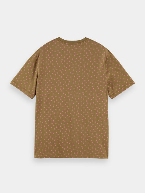Regular fit printed organic T-shirt - Scotch & Soda AU