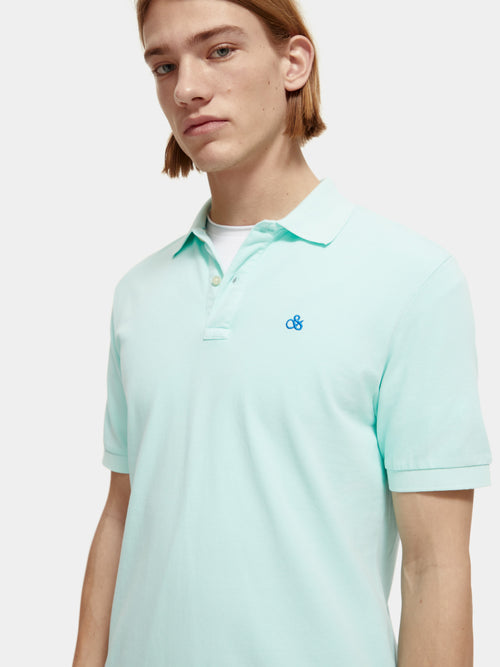 Organic cotton pique polo - Scotch & Soda AU