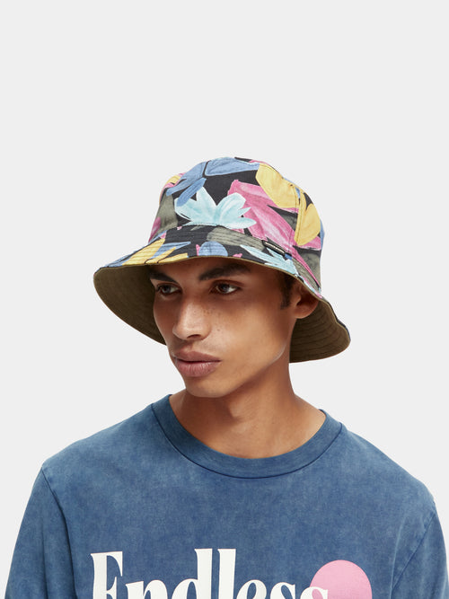 Printed reversible bucket hat - Scotch & Soda AU