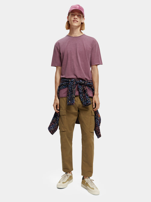Garment-dye raw-edge T-shirt - Scotch & Soda AU