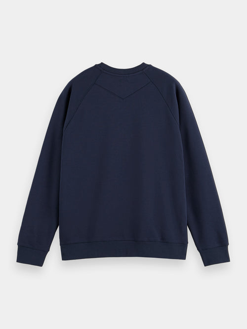 Chest embroidery crewneck sweat - Scotch & Soda AU