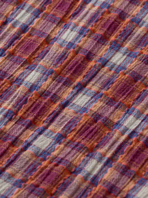 Regular fit checked seersucker - Scotch & Soda AU