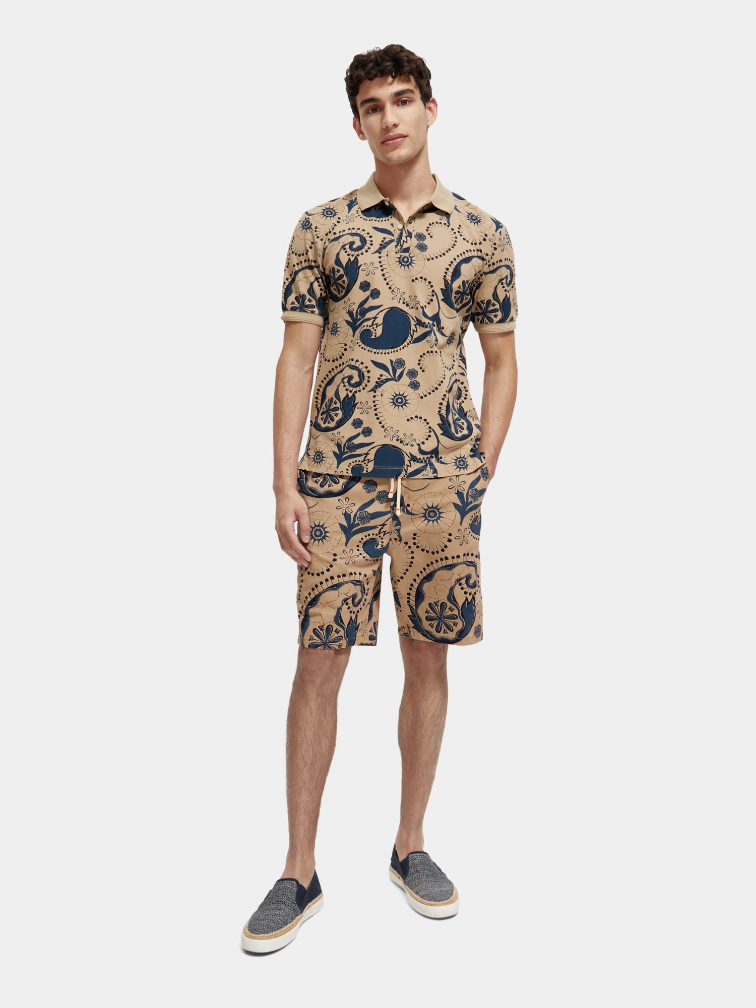 Fave printed twill shorts - Scotch & Soda AU