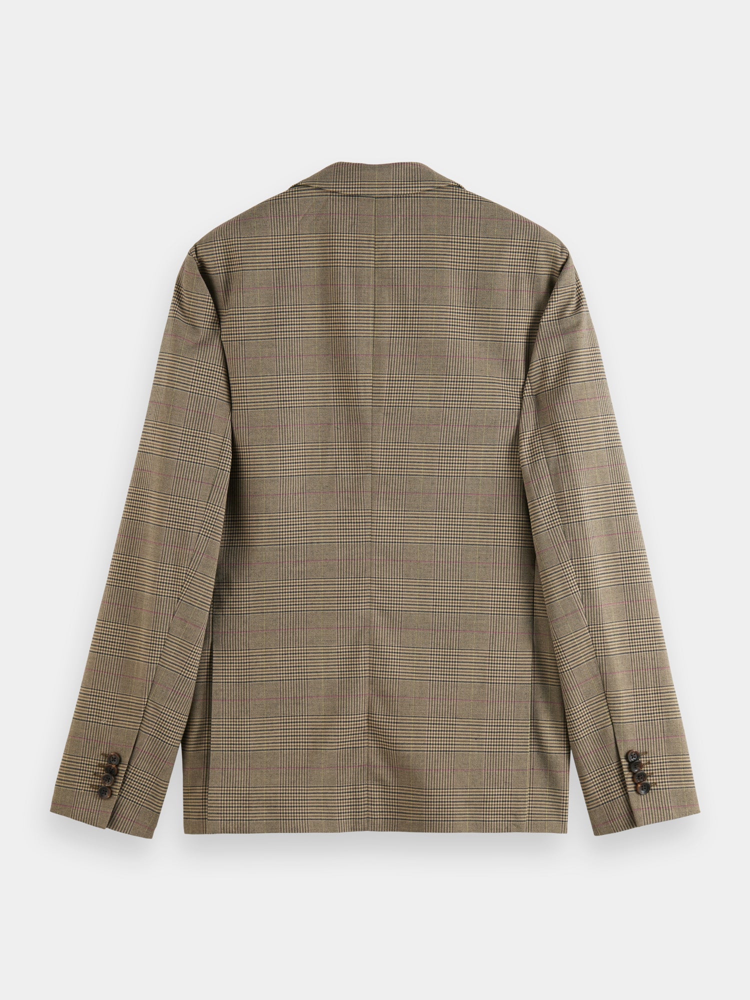 Single-breasted yarn-dyed checked blazer - Scotch & Soda AU