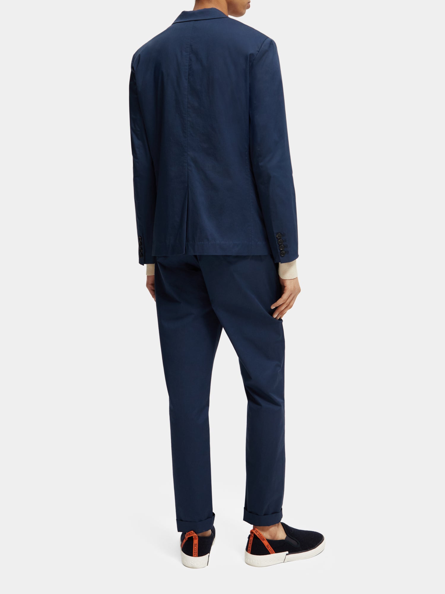 Double-breasted poplin blazer - Scotch & Soda AU