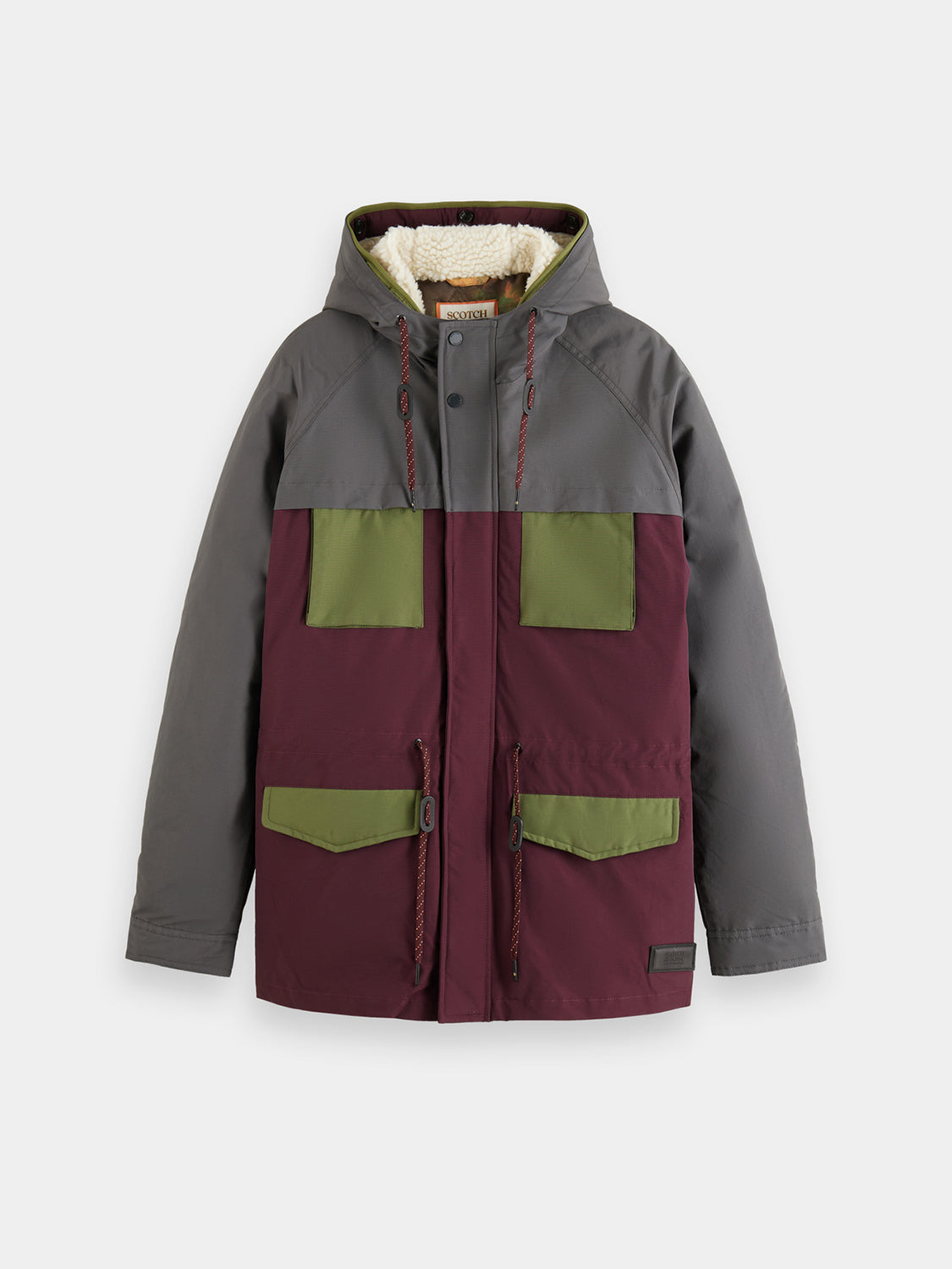 2 in 1 mid-length parka - Scotch & Soda AU