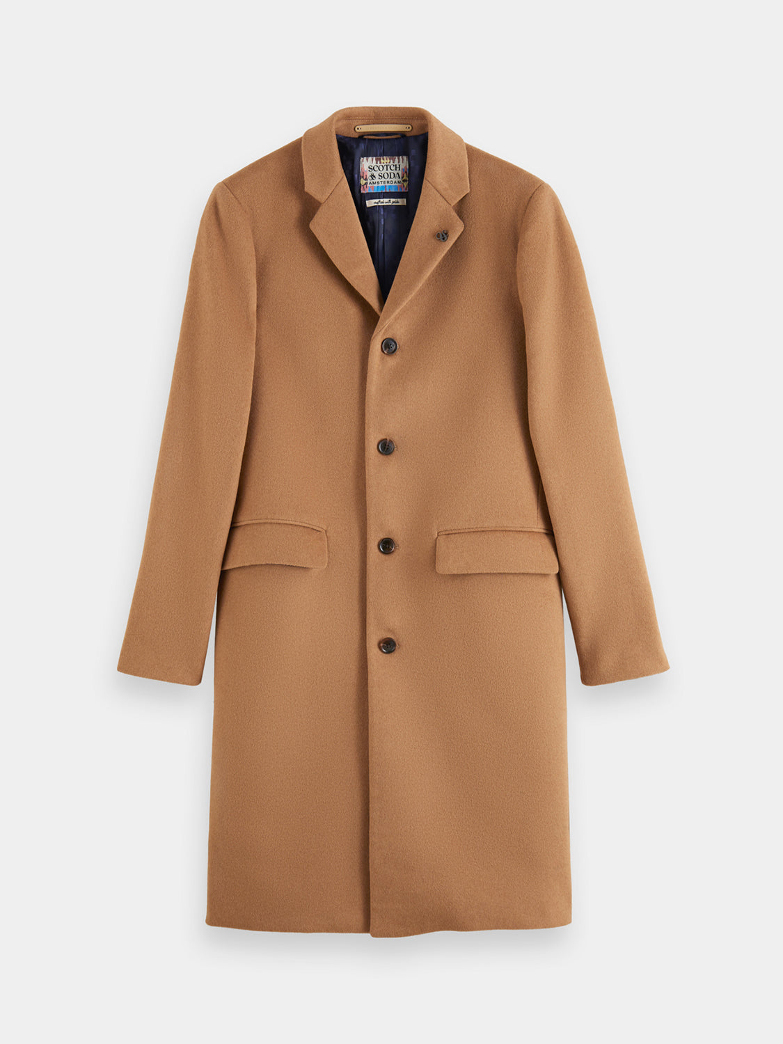 Single-breasted overcoat - Scotch & Soda AU