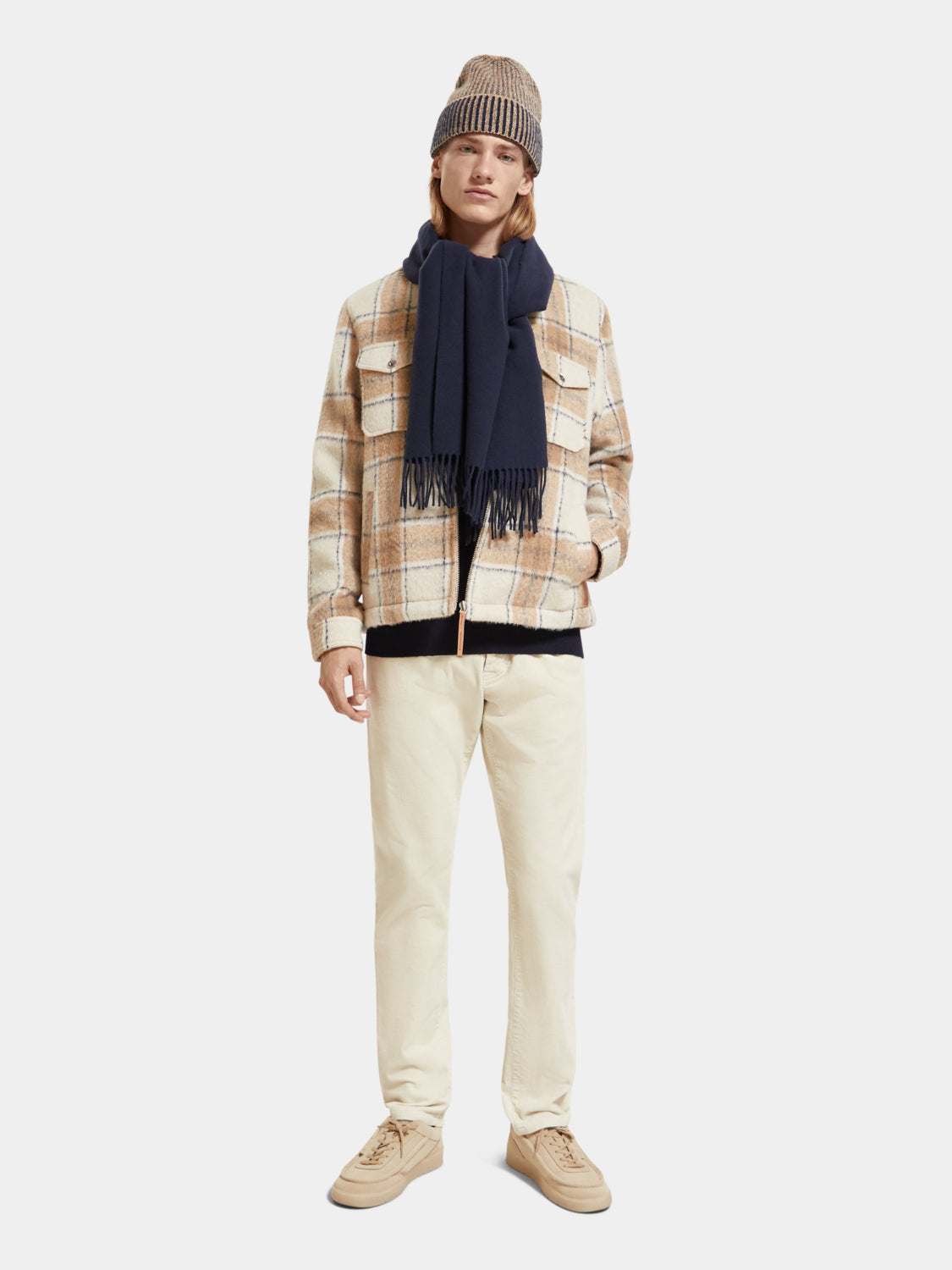 Check zip-through overshirt - Scotch & Soda AU