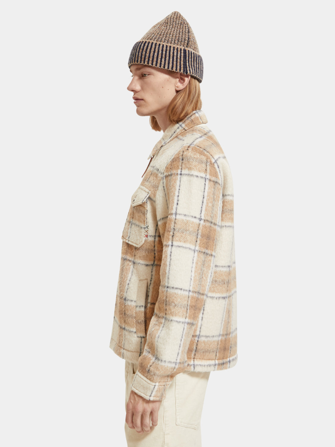 Check zip-through overshirt - Scotch & Soda AU