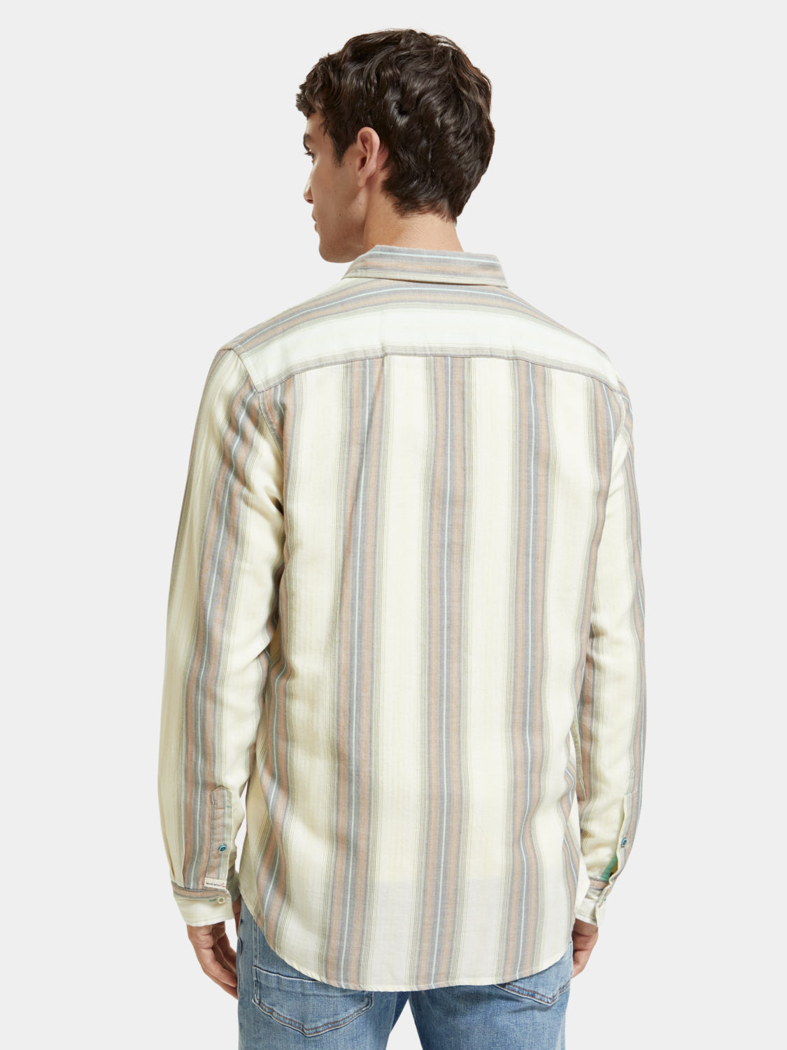 Lightweight herringbone shirt - Scotch & Soda AU