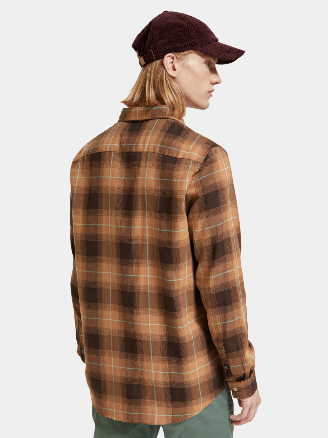 Lightweight herringbone shirt - Scotch & Soda AU