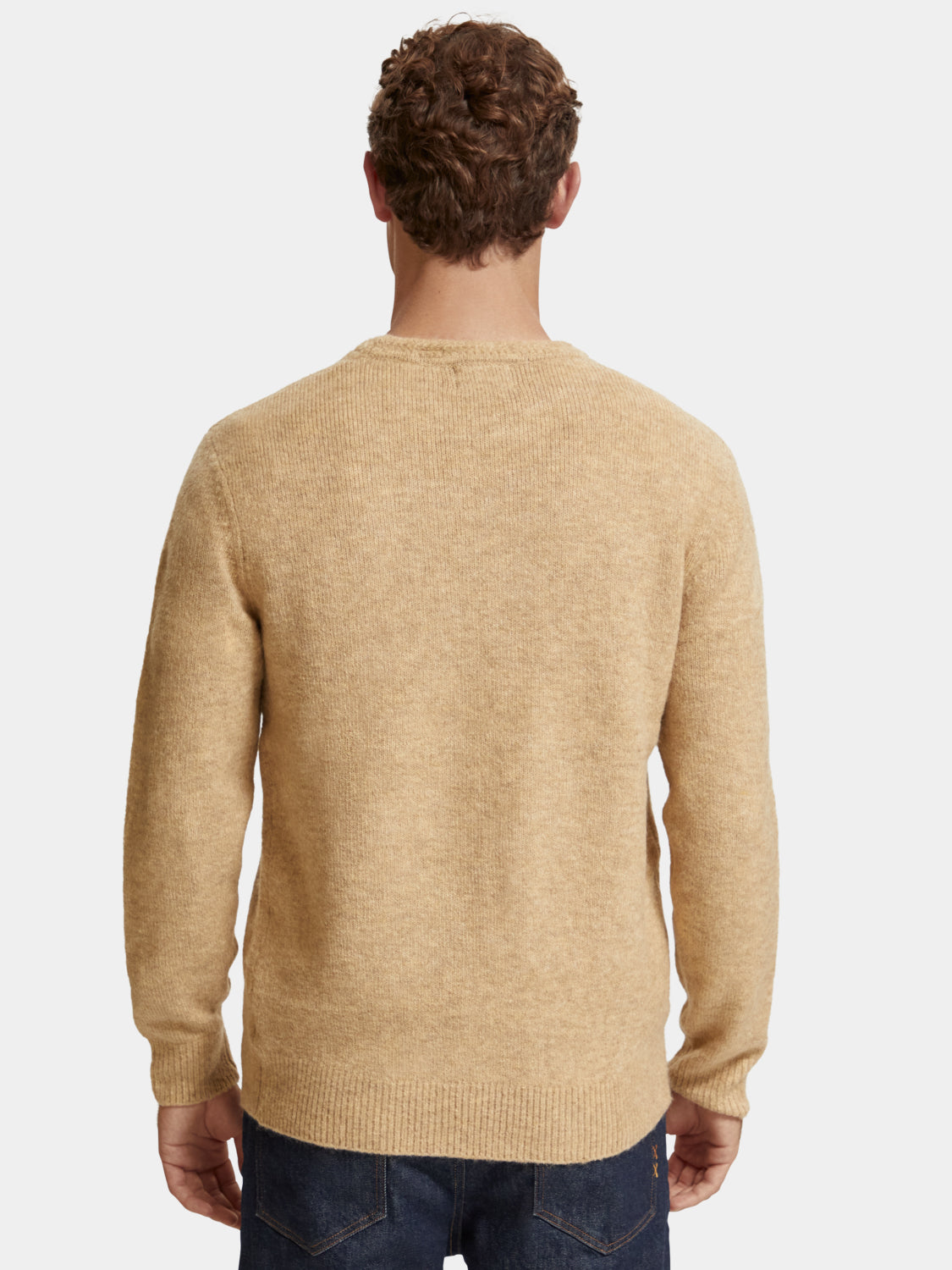Regular-fit soft knit melange pullover - Scotch & Soda AU