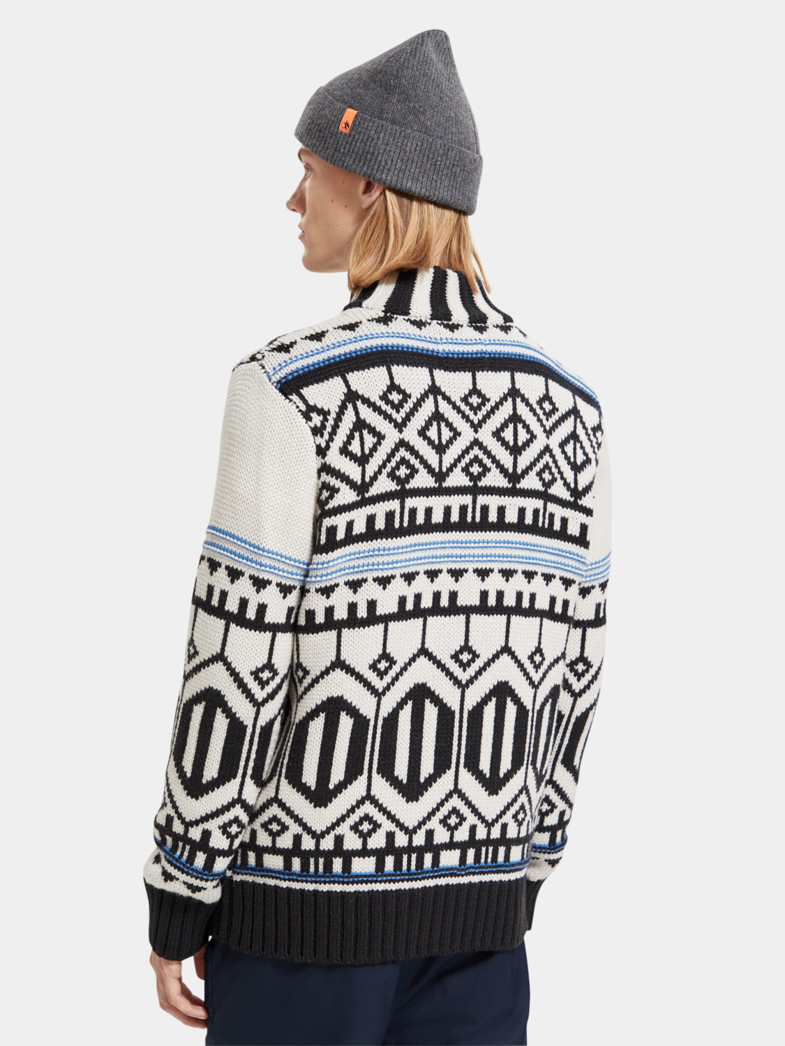 Chunky zip cardigan with detachable inner jacket - Scotch & Soda AU