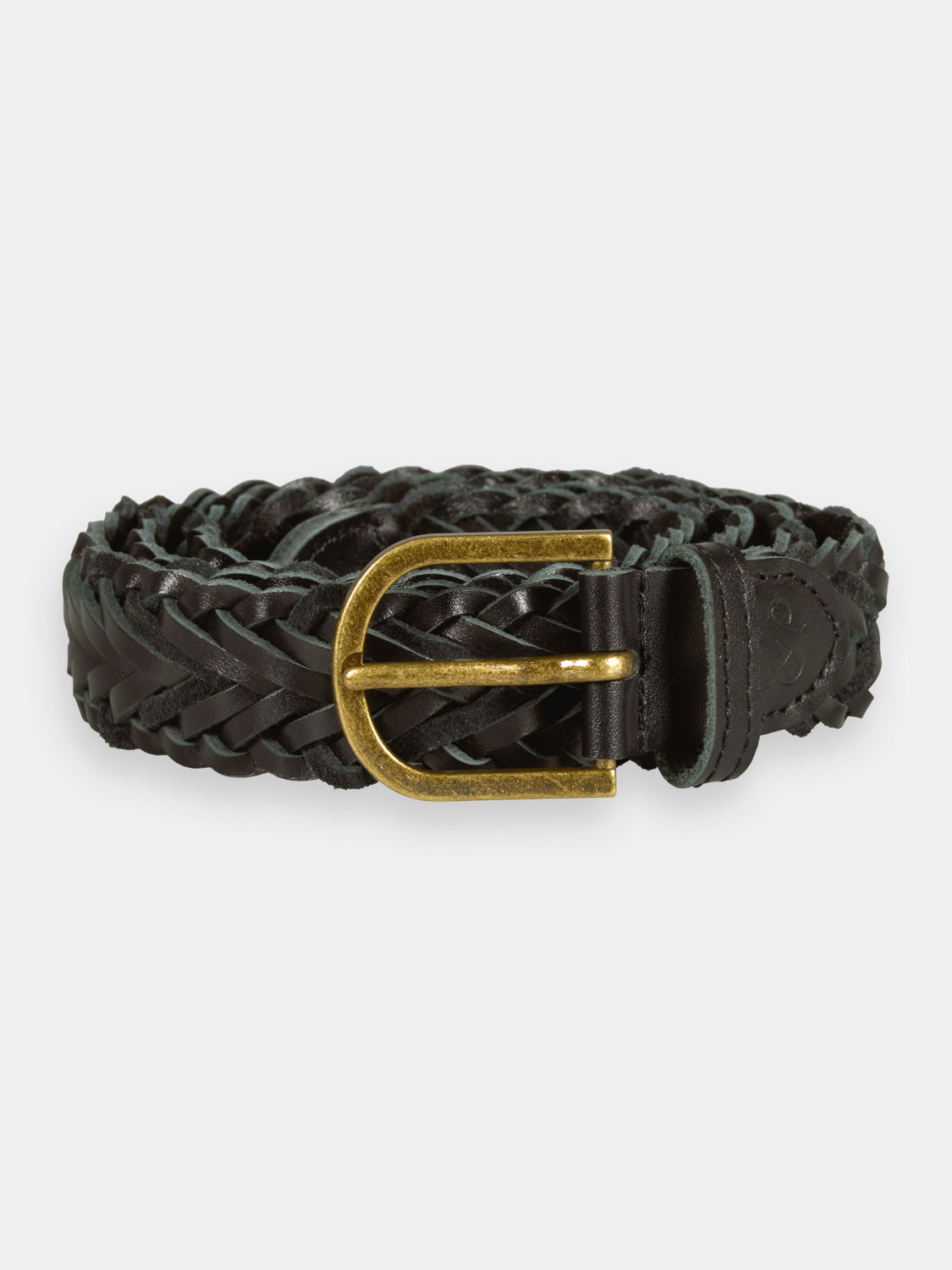 Braided leather belt - Scotch & Soda AU