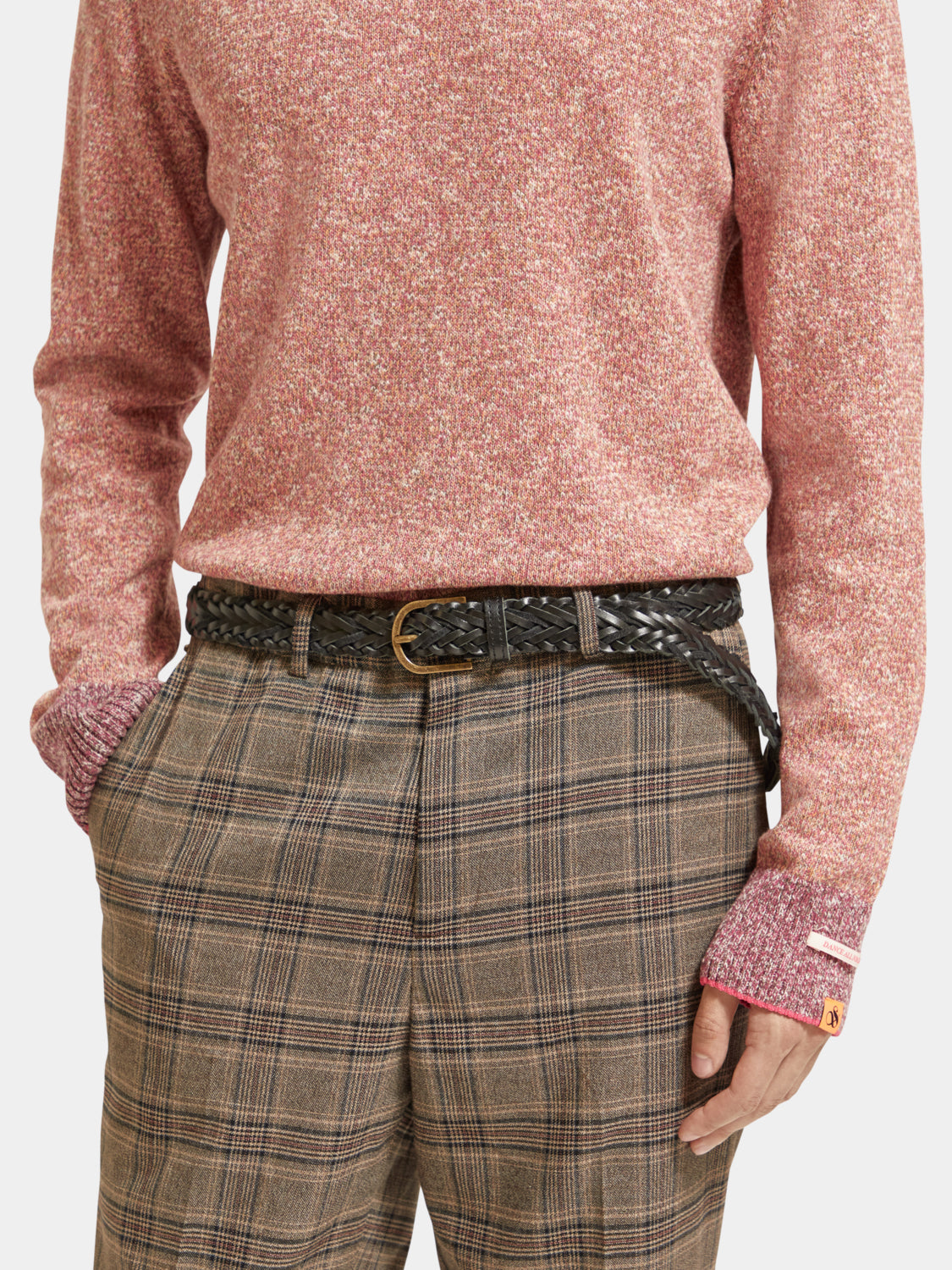 Braided leather belt - Scotch & Soda AU