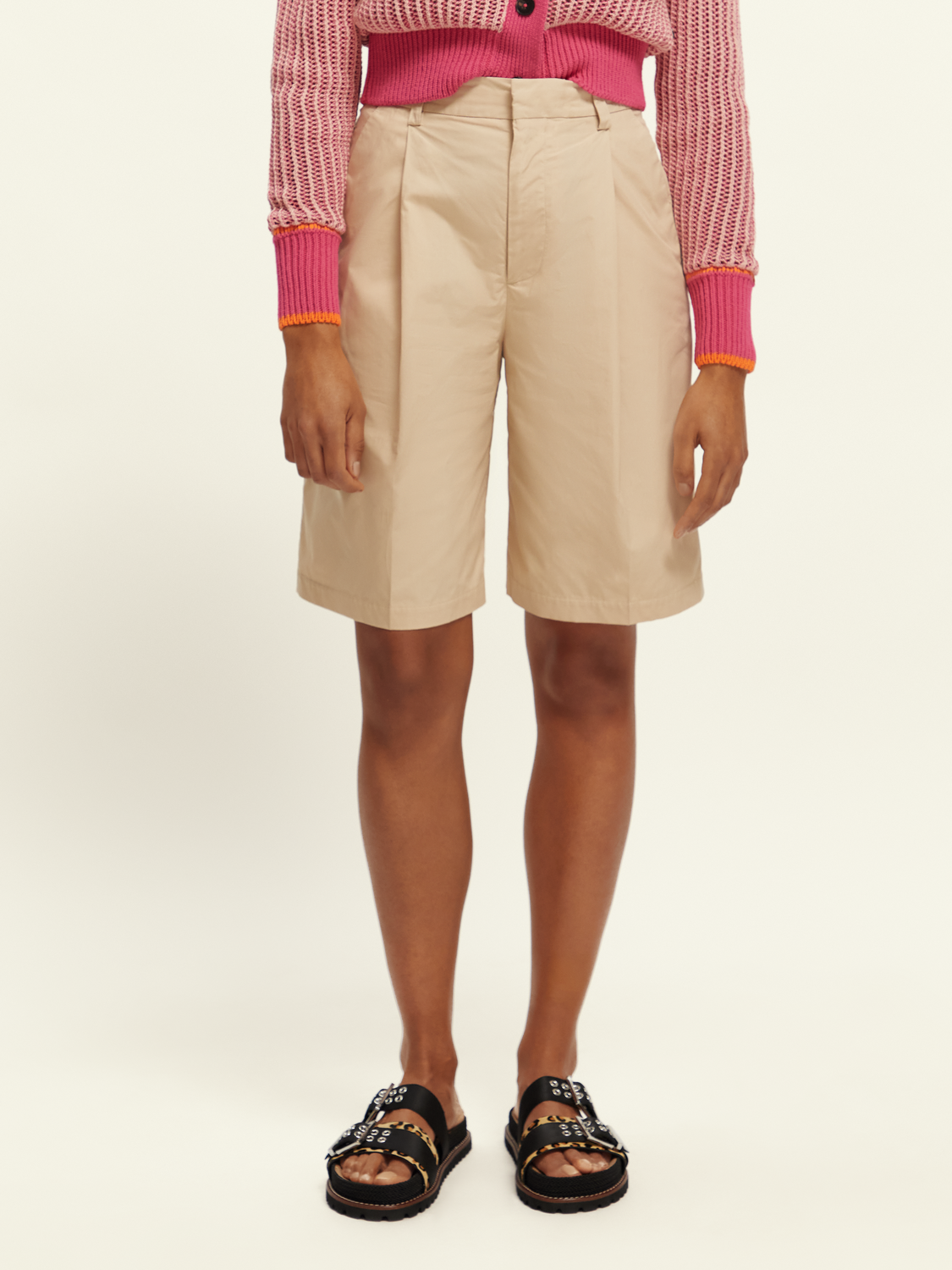 High-rise Bermuda shorts - Scotch & Soda AU
