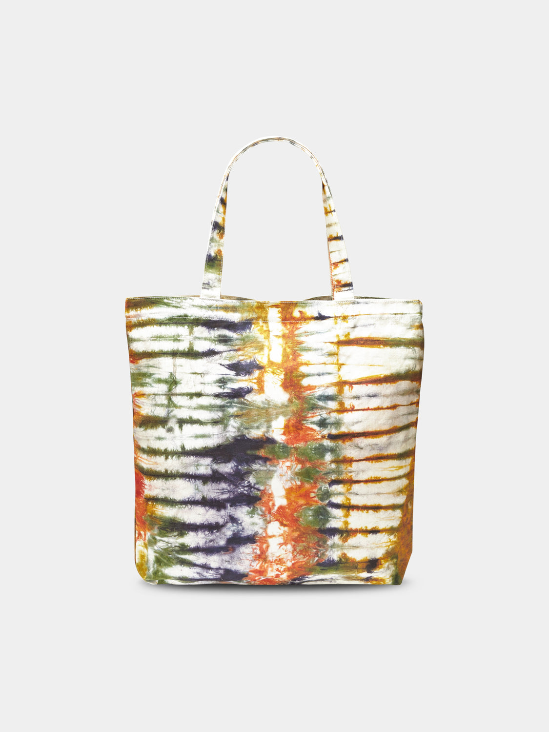 Printed canvas tote bag